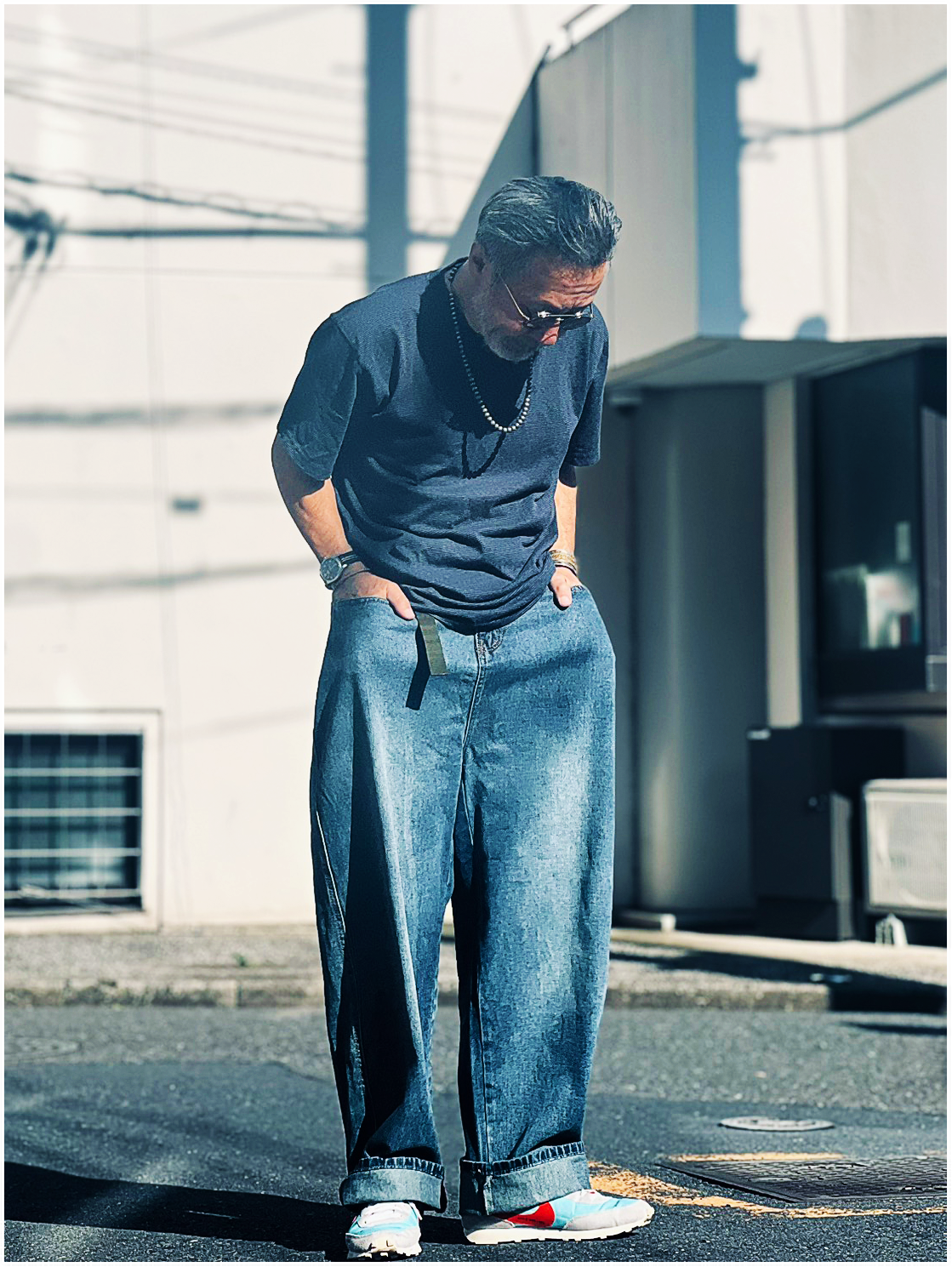 04 CONTRAST / Wide Denim